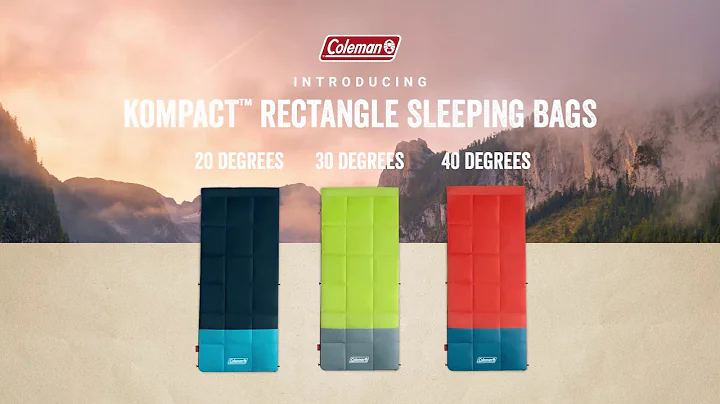 Coleman Kompact Winter Sleeping Bags  20, 30, & 40...