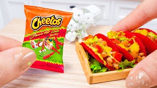 Best of Fast FoodHow To Cook Miniature Delicious Cheetos Tacos DIY Miniature Cooking