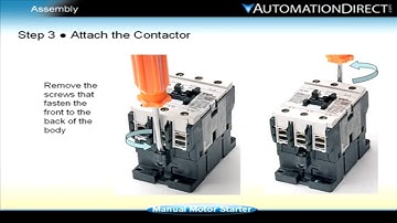 How to Build a Combination Manual Motor Starter Part 3 of 4 at AutomationDirect