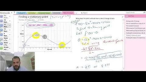 Finding the nature of a stationary point
