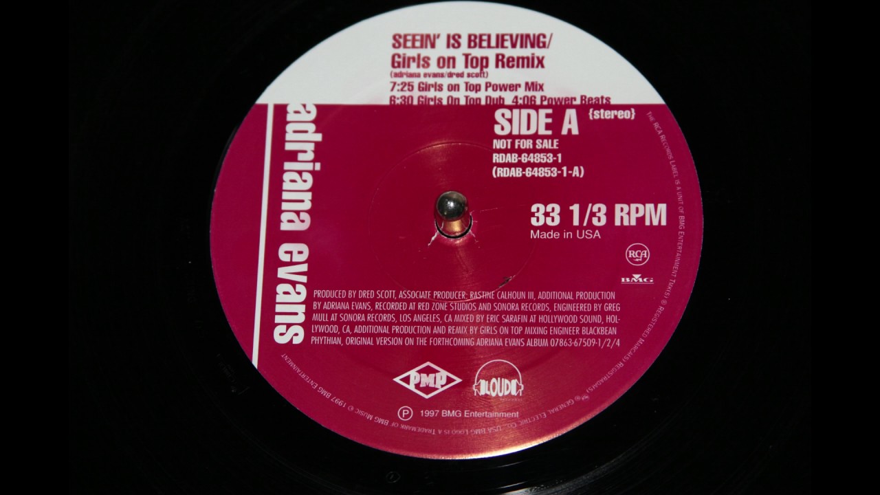 ADRIANA EVANS / SEEIN' IS BELIEVING (UK) - SOURCE RECORDS (ソース
