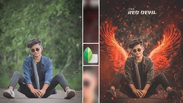 snapseed fire wings photo editing concept 2021 || snapseed new creative phone Editing😍 new trick