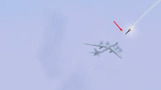 Today, Russian TU-160 supersonic bomber destroy in ukrainian anti-air missile strike | Arma 3