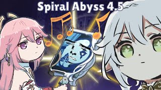 C0R0 Yae Aggravate Speedrun | 4.5 Abyss 7 Cost Top half 67s continuous run (25 + 26 + 16)