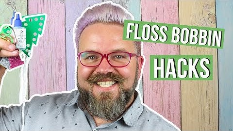 Floss Bobbin Hacks - Saving Cut Thread on Bobbins! | Caterpillar Cross Stitch