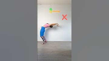 Backbend Fall🔥 Easy Peasy👍🏼 #gymnast #tutorial #howto #tips #backbend #bendy