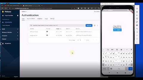 Flutter สร้างระบบ Login&Registers ด้วย Firebase Auth