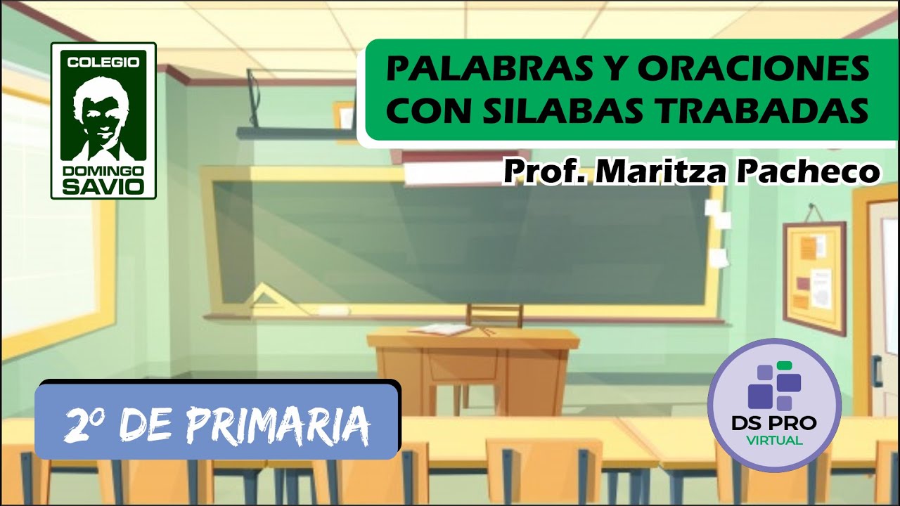 Palabras Y Oraciones Con Silabas Trabadas 2º Prim Youtube<script async src=