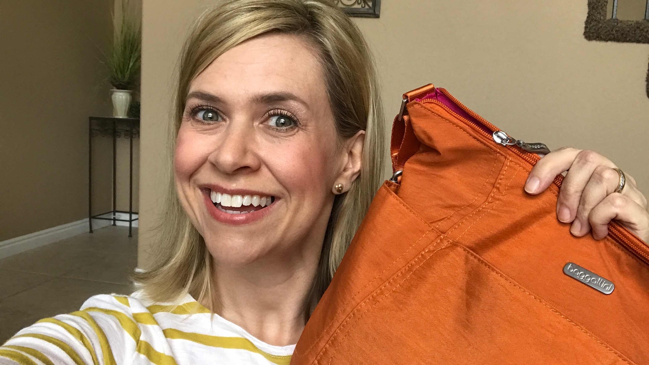 Sac à bandoulière Prada Vintage Nylon Toile Orange ref.160343 - Joli Closet