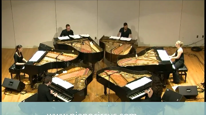 Miguel del Aguila CONGA LINE IN HELL  for 6 pianos...
