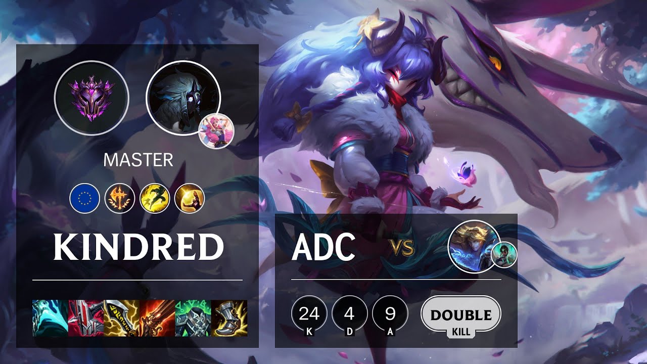 Kindred ADC vs Ezreal - EUW Master Patch 11.13