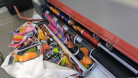 1.7m double sided sublimation printer for flag cloth printing