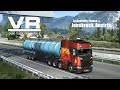 VR driving -  La Rochelle, France to Innsbruck, Austria | Euro Truck 2 | Oculus Quest 2