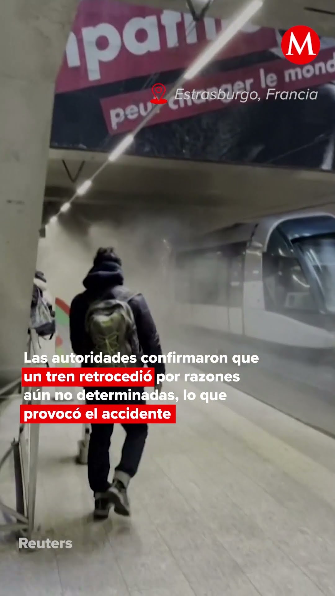 Choque de tranvías en Francia deja al menos 50 heridos