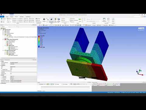 ANSYS मेकानिकलमा थर्मो-स्ट्रक्चरल विश्लेषण