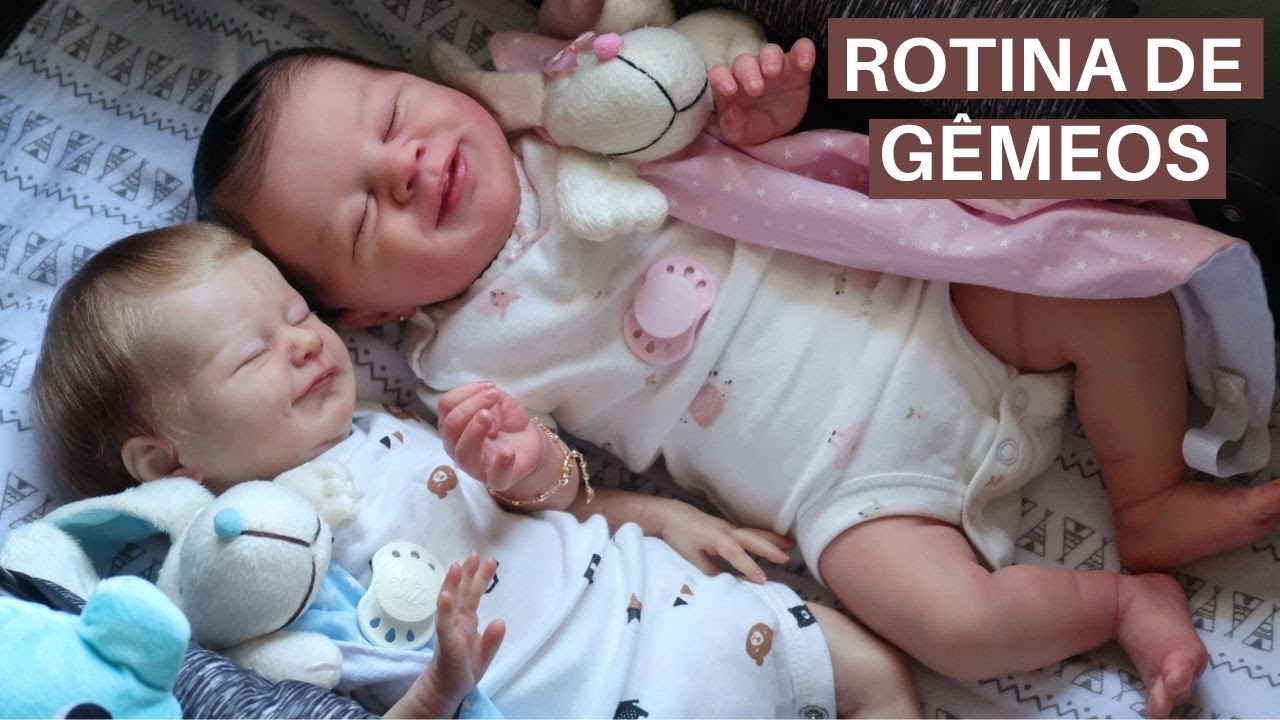 ROTINA DA MANHÃ COM DUAS BEBÊS REBORNS LUNA E AMÉLIA! 