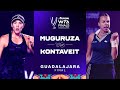 Garbiñe Muguruza vs. Anett Kontaveit | 2021 WTA Finals Final | WTA Match Highlights