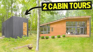 UNIQUE MODERN MOUNTAIN CABIN w/ TINY HOME SLEEPING HUT! (Airbnb Tour)