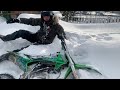 КИТАЙСКИЙ ПИТБАЙК ПРОТИВ СНЕГА!!! [GoPro]