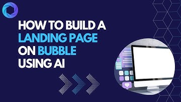 How to Build a Landing Page on Bubble using AI | Atomic Fusion