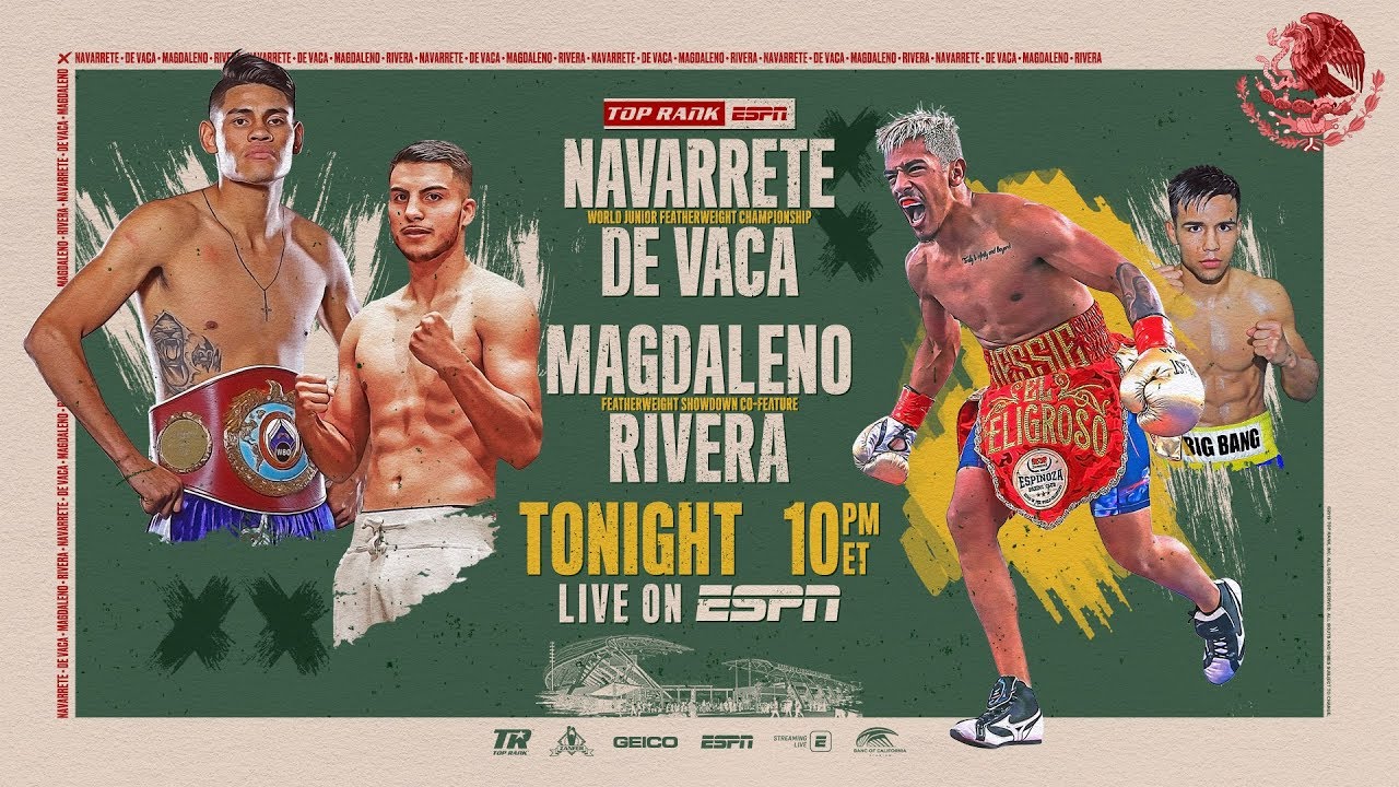 NavarreteDeVaca Set For Outdoor Showdown Tonight On ESPN