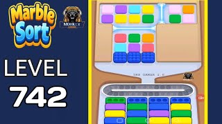 Marble Sort level 742 walkthrough solution