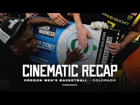 2024 Oregon Men's Basketball - Pac-12 Tournament Championship Game Cinematic Recap