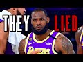 EXPOSING The LIES Being Told About The Lakers and LeBron James