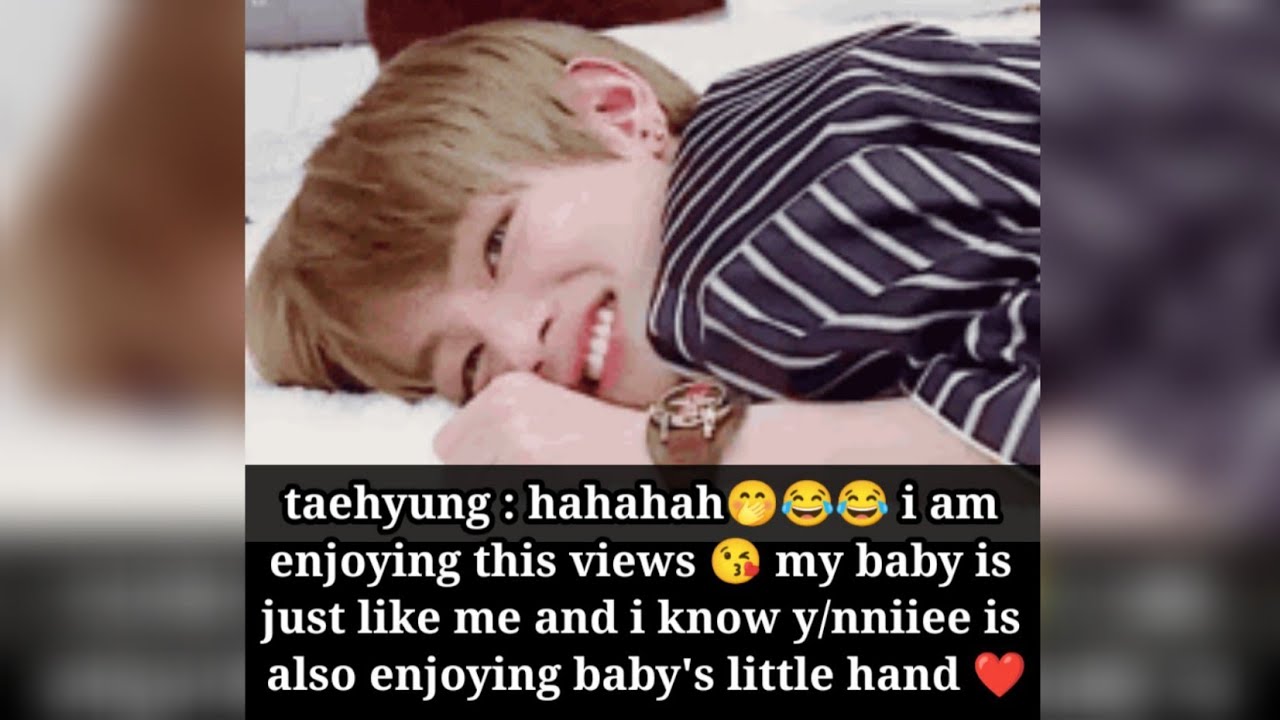 bts imagine : when you are sleeping😴 and your little baby💝 playing with ...