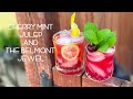 Two easy summer cocktails inspired by The Triple Crown || CHERRY MINT JULEP &amp; THE BELMONT JEWEL