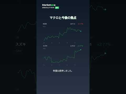 日経平均が最高値更新、半導体売りに逆行 | 2026.02.27 16:00