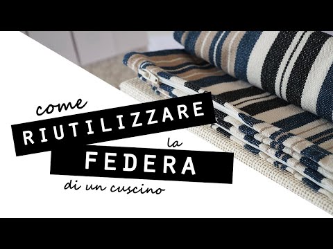 Video: Come Decorare La Federa Con Un Monogramma