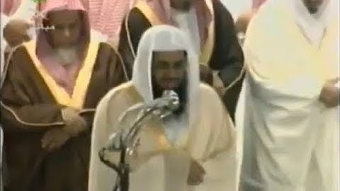 تلاوة من صلاة التراويح ليلة 25 رمضان 1425هـ  الشيخ سعود الشريم - سور الأحقاف و محمد و الفتح