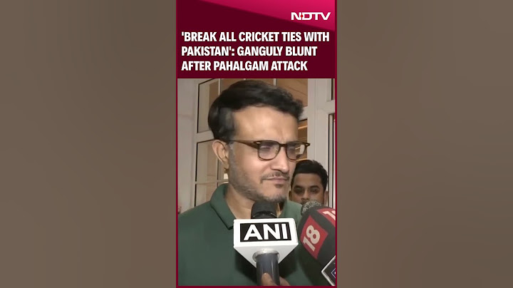 Sourav Ganguly Blunt After Pahalgam Attack: 'Break All Cricket Ties With Pakistan'