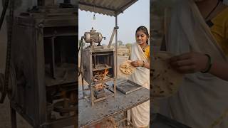 Automatic Roti & Chapati Making Machine in Indian Village #shorts #ytshorts #DesiJugaad#RotiMaker