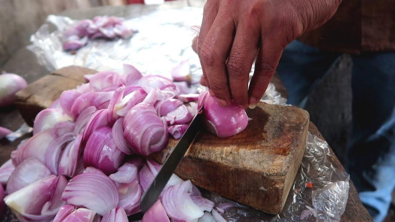 Onion Chopping | How to Cut Onions | street food videos 2019 | street food zone | Street Food Zone