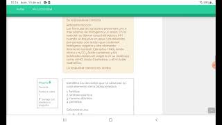 Actividad Formativa 4. El lenguaje de la química. Modulo 14 semana 2.