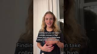 Dual enrollment….a beautiful thing. #hack #advice #learnwithme #trend #trendingshorts #popular #fyp