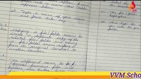 CLASS 4 COM CHAP 3 WORKING WITH FILES AND FOLDERS QUES AND ANS PART   2