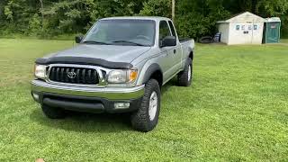 2003 Tacoma 4x4 5 Spd cold start walkaround