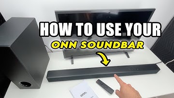 How to Use Your Onn Soundbar - Step by Step Guide