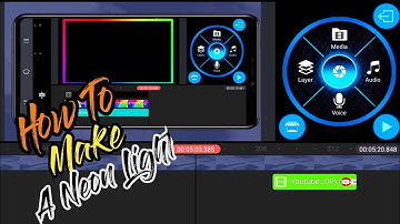 HOW TO MAKE A NEON LIGHT WITH KINEMASTER | MAKE A ANIMATED BORDER WITH VARIOUS COLOUR COMBINATIONS