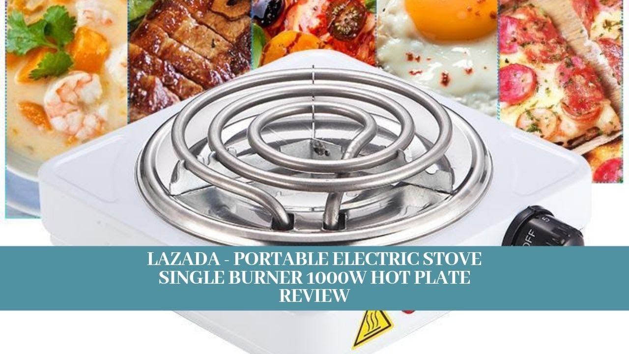 Hot Plate Portable Electric Stove 1000W Single Burner Adjustable