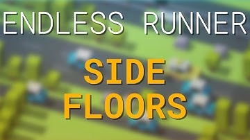Endless Runner Game Floor Class Sides with Instance Static Mesh for UE4 / Unreal Engine 4