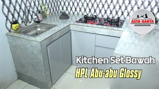 Membuat Kitchen Set Bawah Minimalis