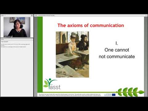 FASST Communication U1. The 5 axioms of communication