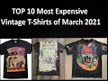Top 10 Most Expensive Vintage T-Shirt Sales of March 2021