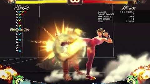 Chun Li cr.mk frame traps after a blocked hit confirm