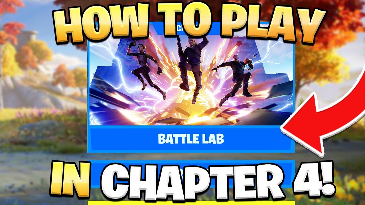 How to Play Battle Lab in Fortnite Chapter 4 Code! (Where Is Battle Lab