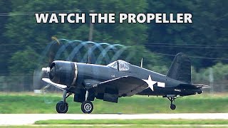 F4U Corsair &amp; Hawker Hurricane Propeller Vapor